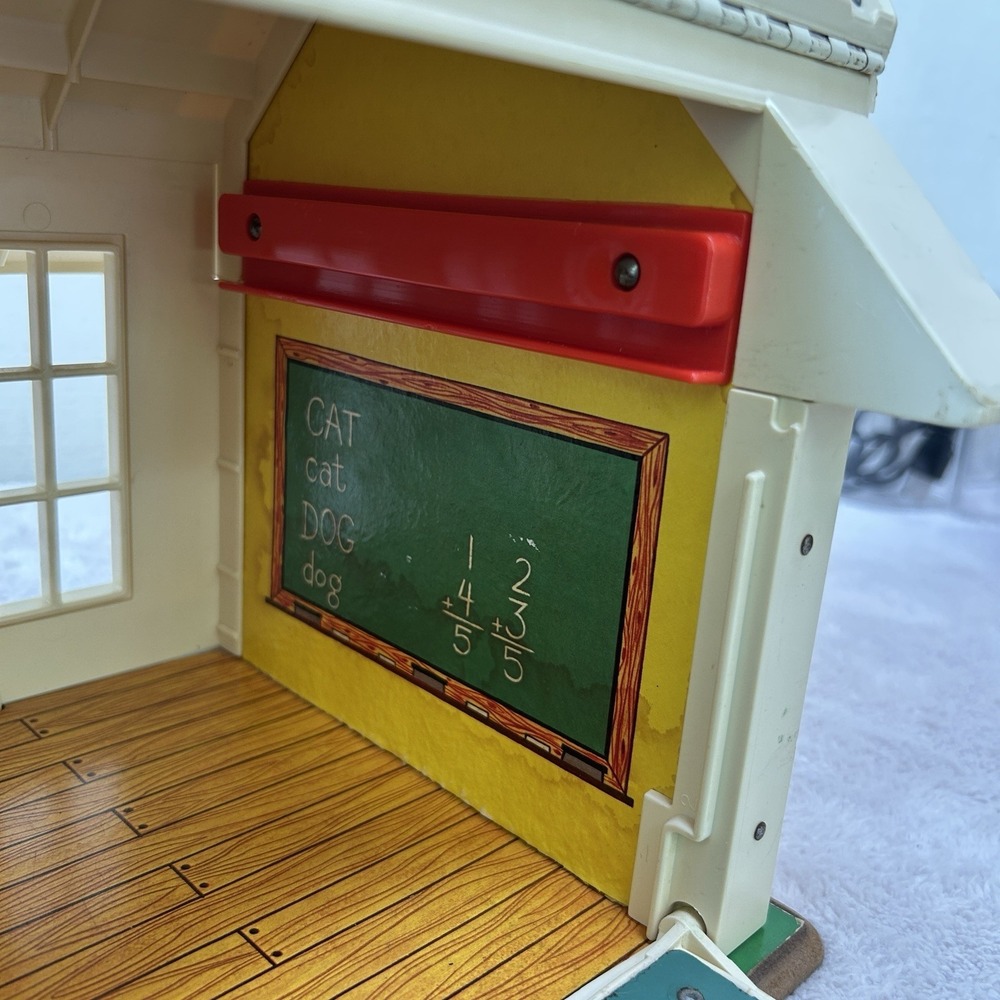 Vintage 1971 Fisher Price Little People School House 923 - Picture 8 of 9